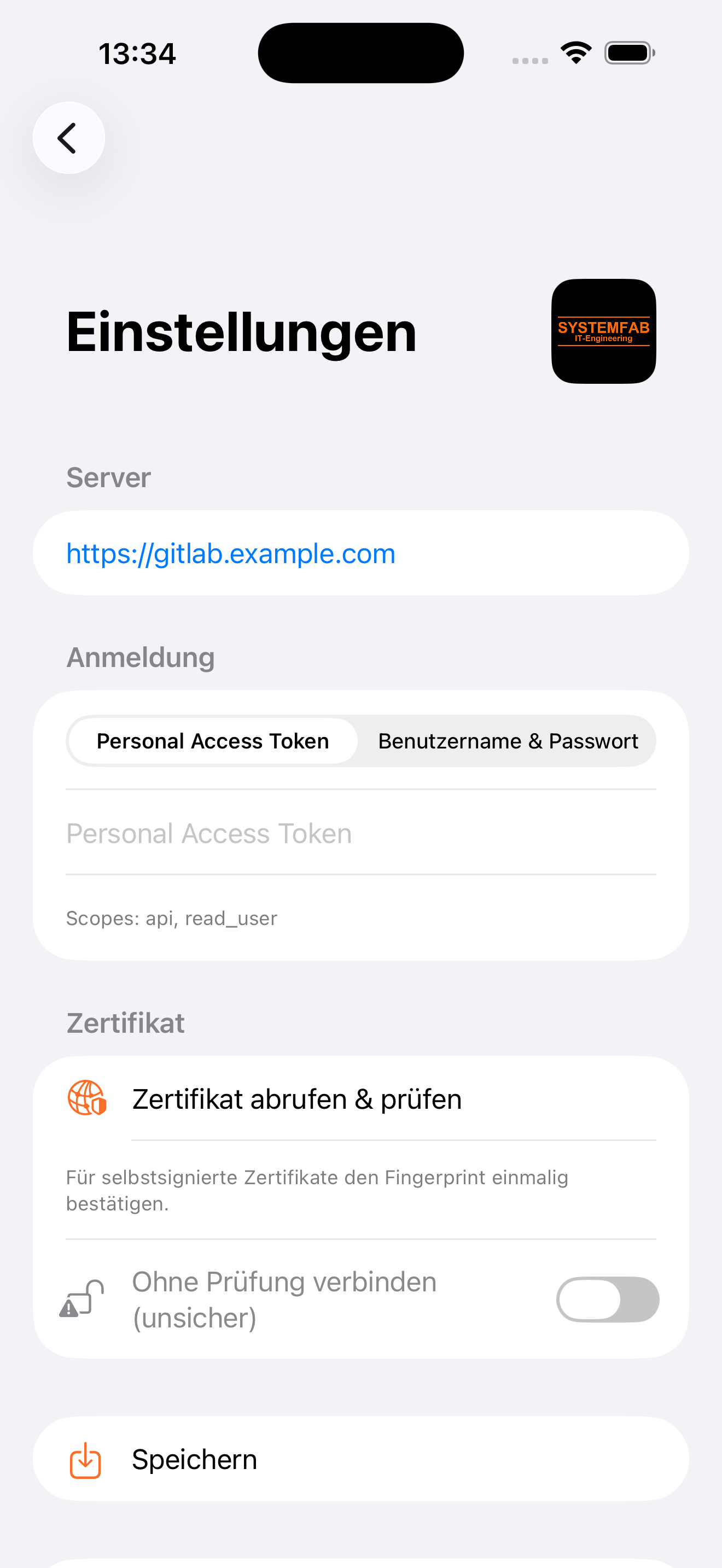 Einstellungen
