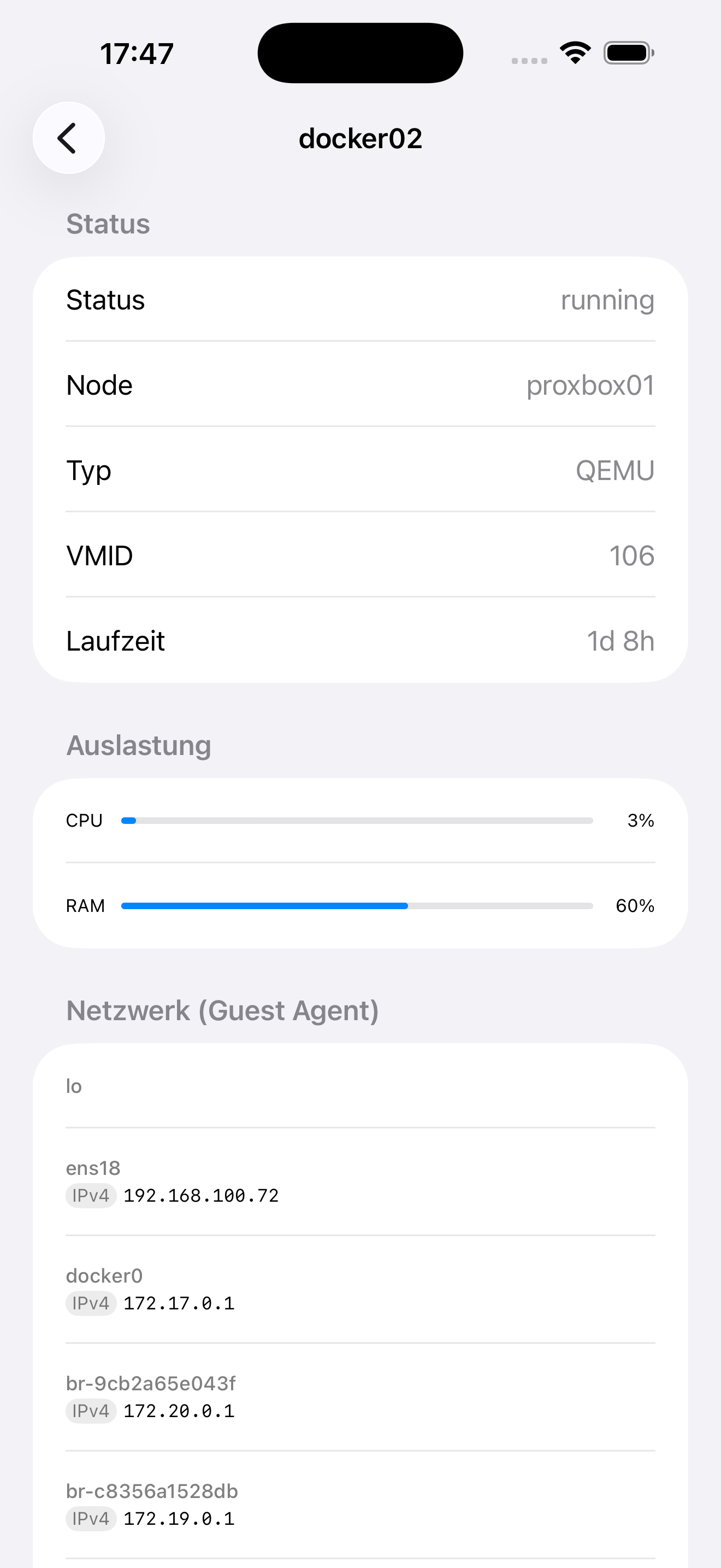 VM Detail