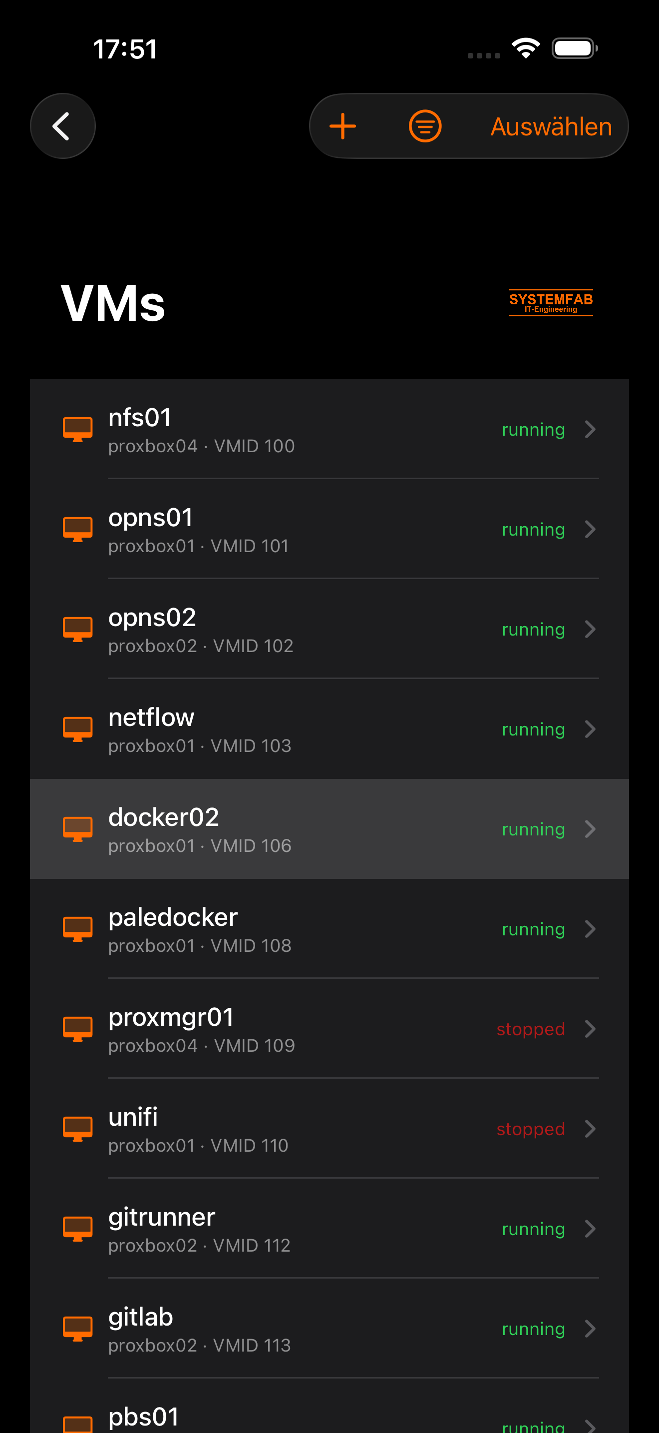 VMs Dark